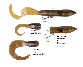 Savage Gear 3D Hard Eel Tail Bait
