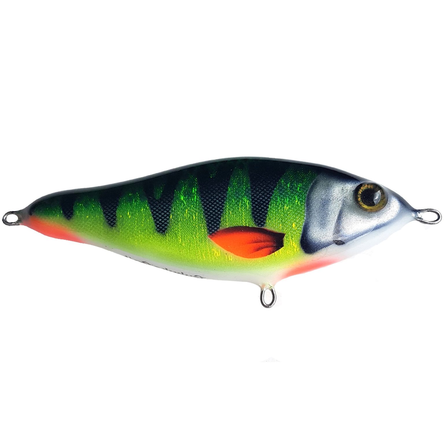 Bubuka Bait Racer 140 SS Hot Orange Gold Glitter Perch - Jerkmania