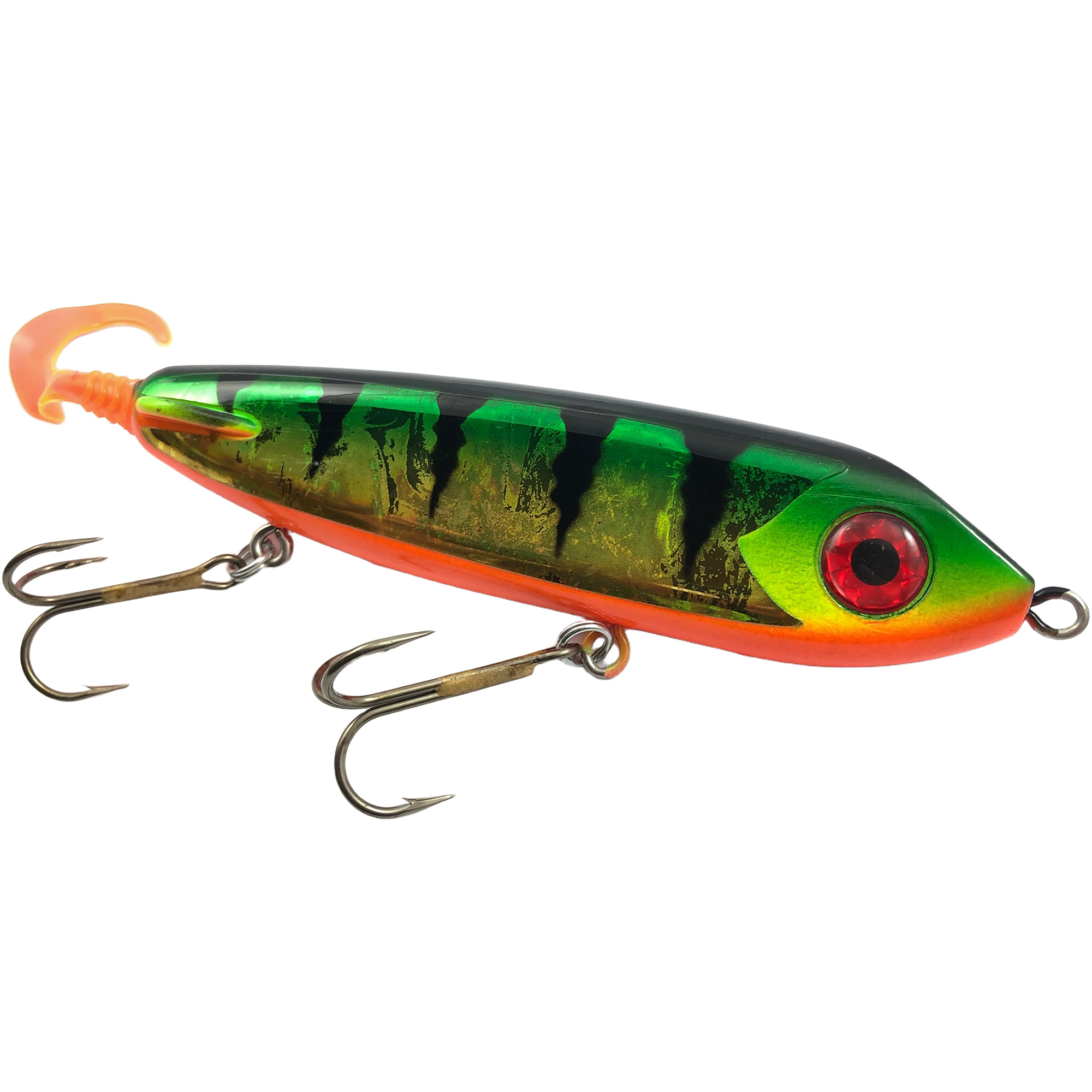 esox-research-company-squirrely-hell-hound-tail-big-flash-fire-perch